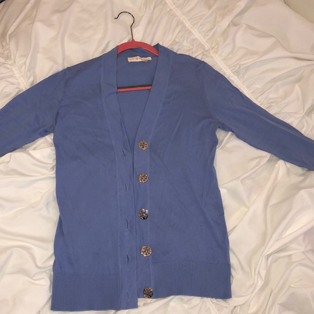 Periwinkle Tory Burch Sweater